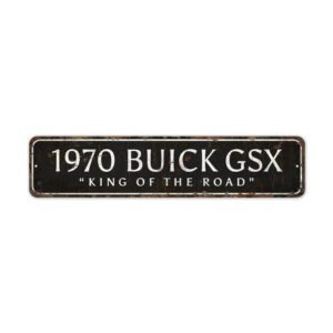 1970-Buick-GSX-Premium-Quality-Rustic-Metal-Sign-2