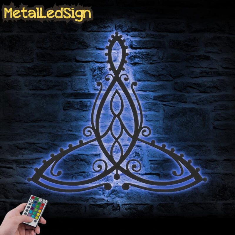 Celtic Motherhood Symbol Metal Wall Art Led Light - Image 2