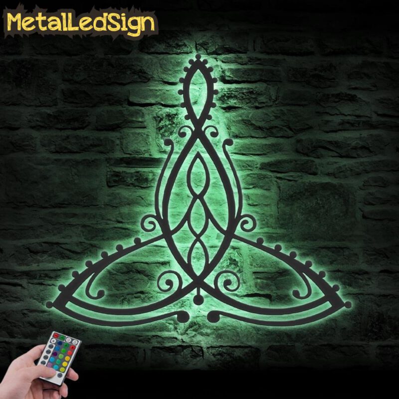 Celtic Motherhood Symbol Metal Wall Art Led Light - Image 4