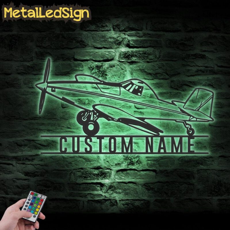 Custom Airplane Metal Wall Art Led Light - Image 4