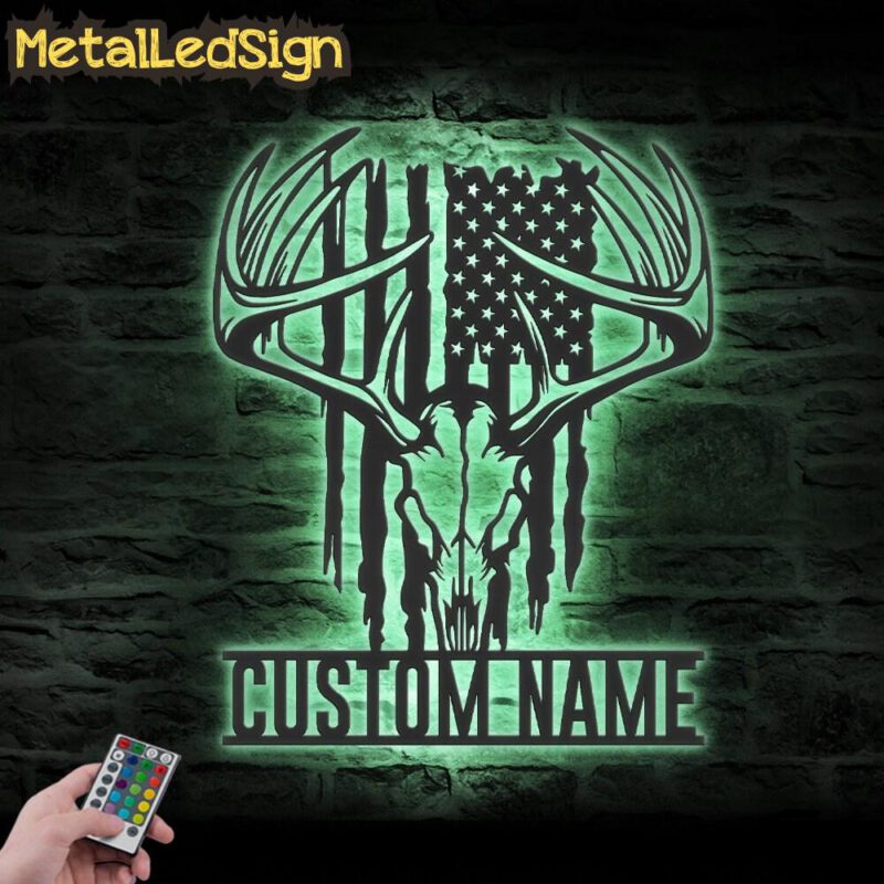 Custom-American-Deer-Hunting-Metal-Wall-Art-LED-Light-5-1.jpg