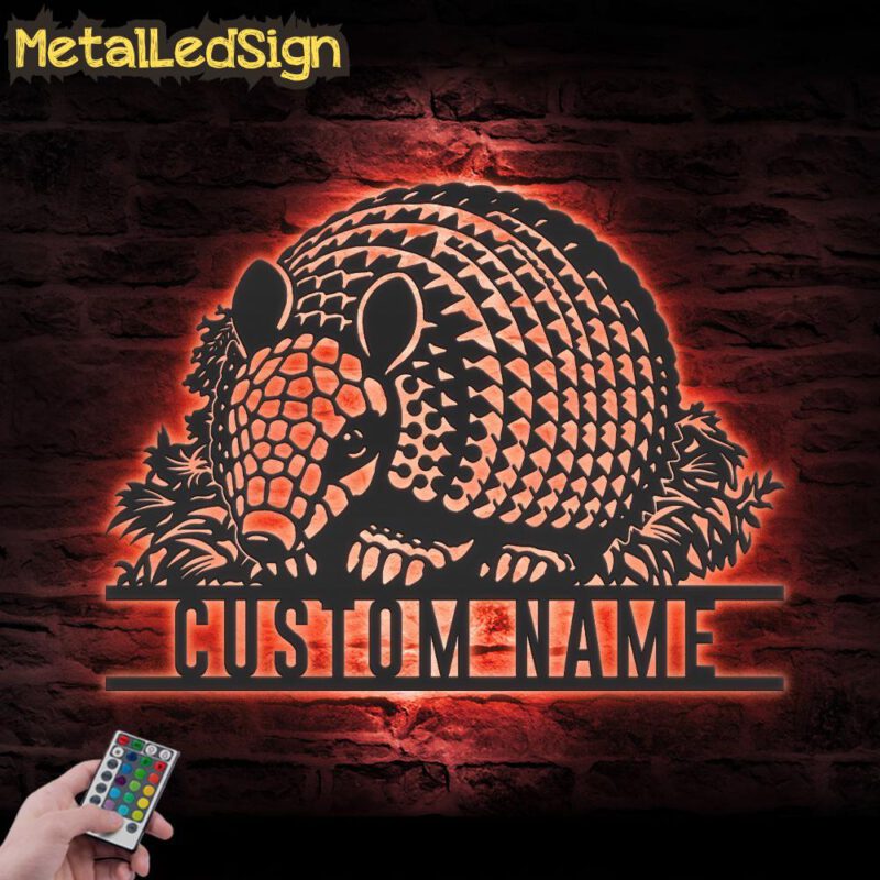 Custom-Armadillo-Metal-Wall-Art-LED-Light-5.jpg