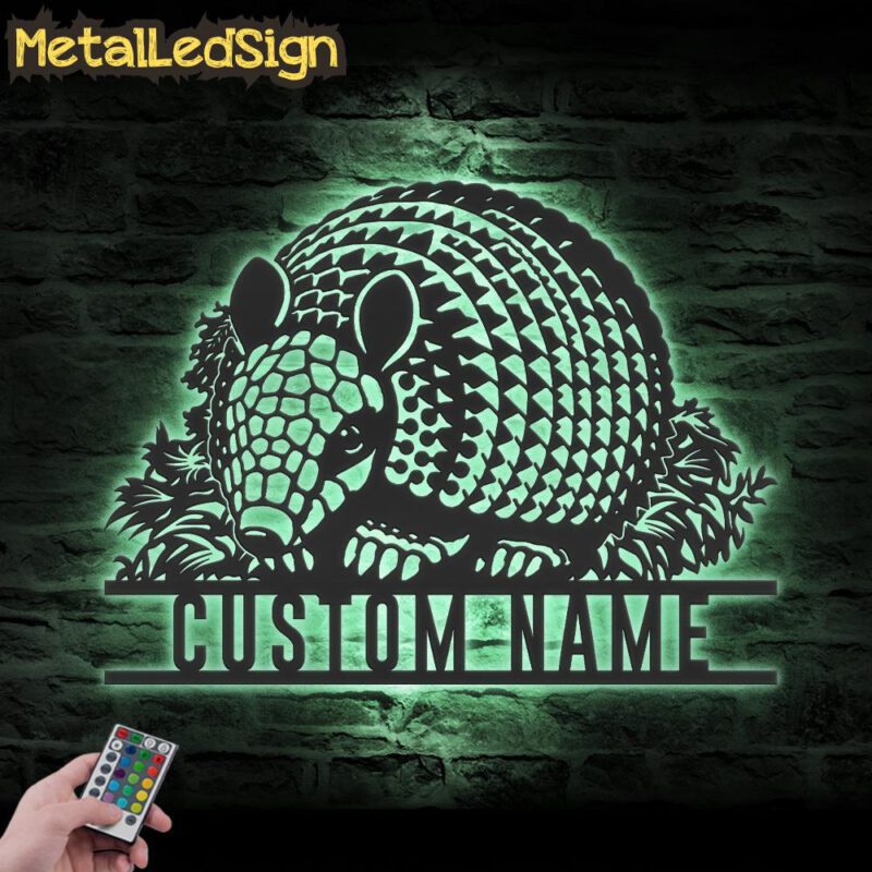 Custom-Armadillo-Metal-Wall-Art-LED-Light-7.jpg