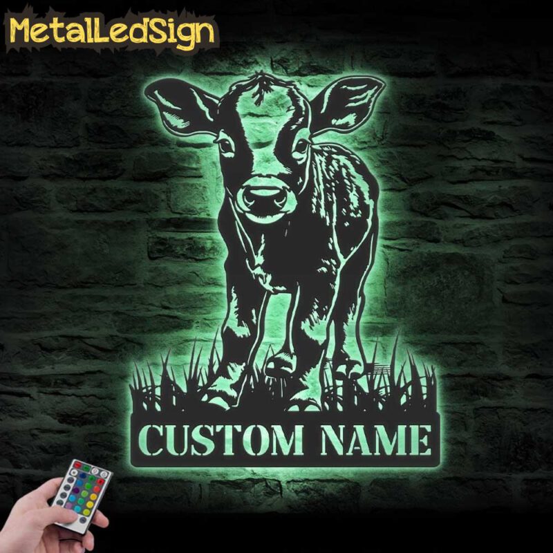 Custom-Baby-Cow-Farmhouse-Metal-Wall-Art-LED-Light-5.jpg