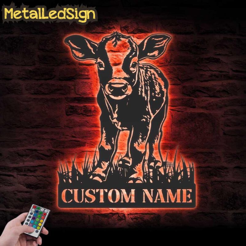 Custom-Baby-Cow-Farmhouse-Metal-Wall-Art-LED-Light-7.jpg