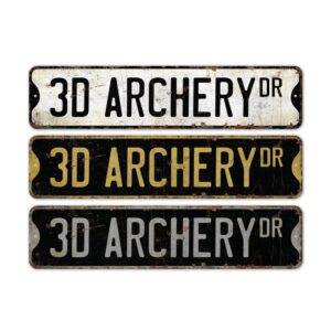 3D-Archery-Premium-Quality-Rustic-Metal-Sign-2