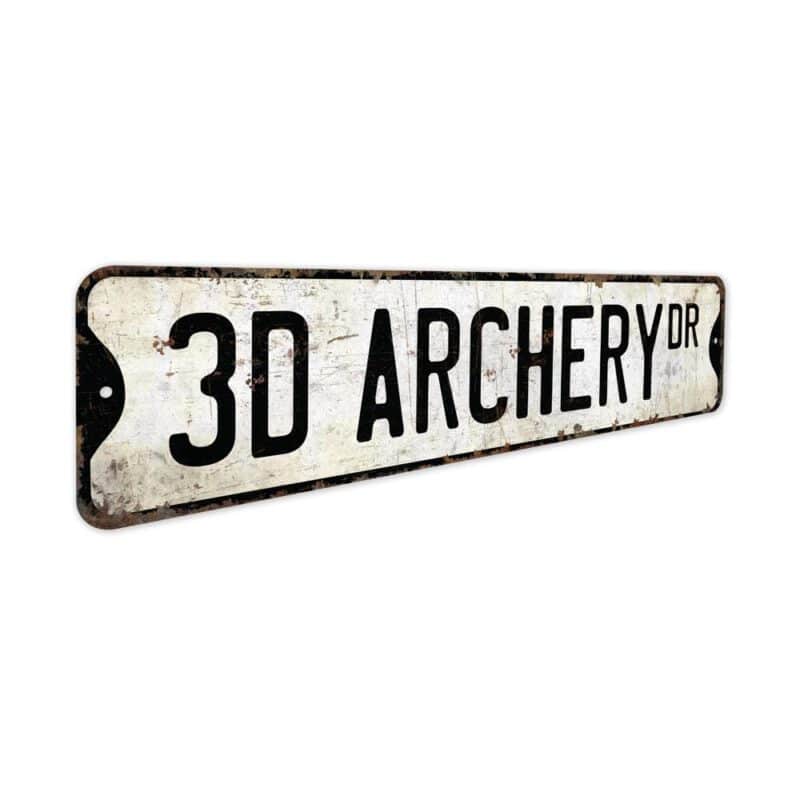 3D-Archery-Premium-Quality-Rustic-Metal-Sign-3