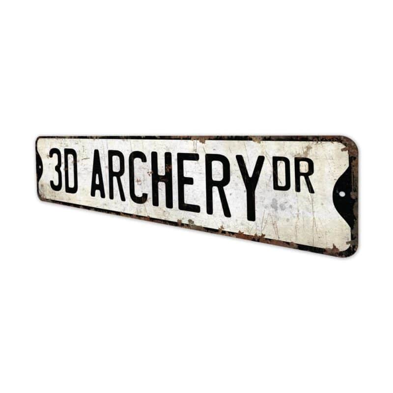 3D-Archery-Premium-Quality-Rustic-Metal-Sign-4