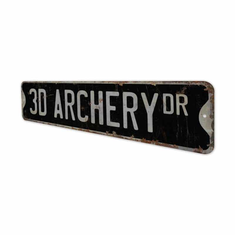 3D-Archery-Premium-Quality-Rustic-Metal-Sign-8