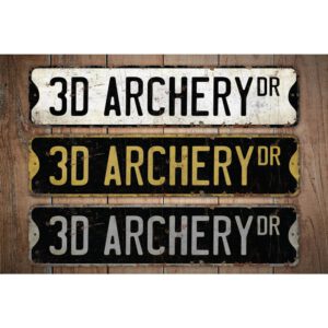 3D-Archery-Premium-Quality-Rustic-Metal-Sign-Images