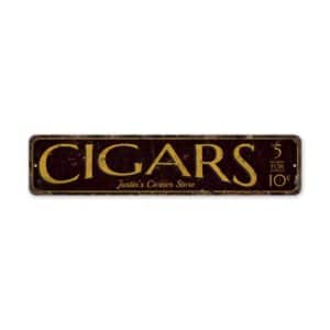 5-Cigar-For-10-Cent-Premium-Quality-Rustic-Metal-Sign-2