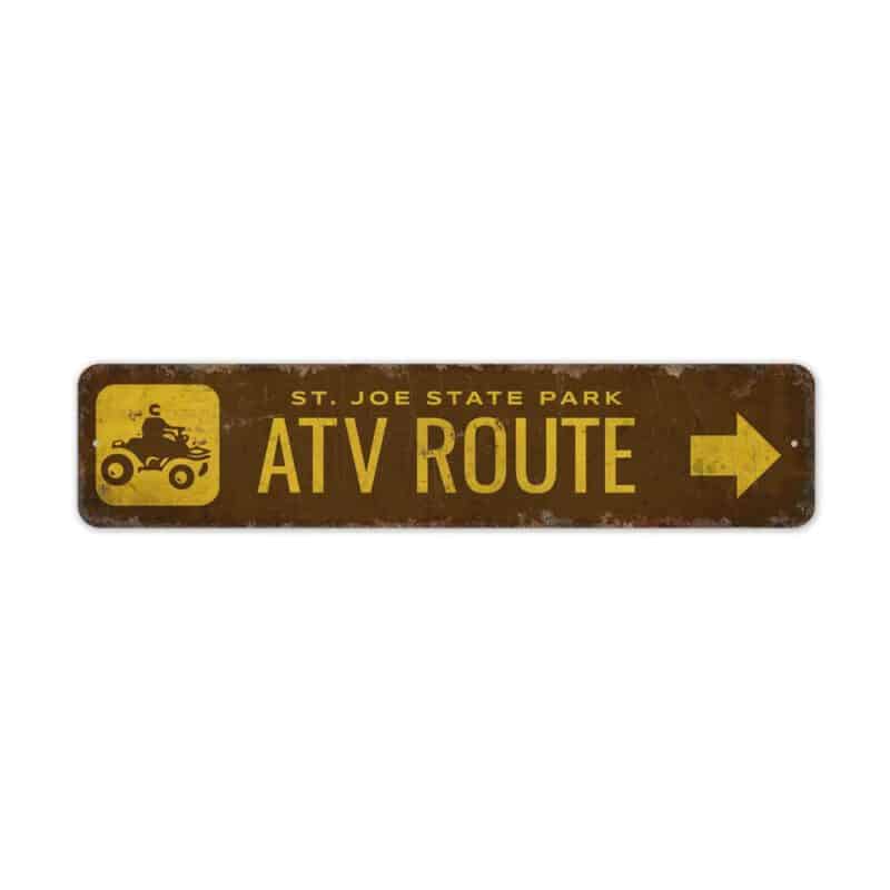 ATV-Route-Premium-Quality-Rustic-Metal-Sign-2