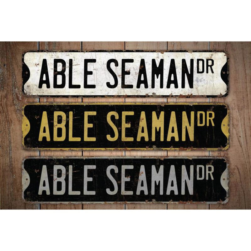 Able-Seaman-Premium-Quality-Rustic-Metal-Sign-Images