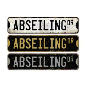 Abseiling-Premium-Quality-Rustic-Metal-Sign-2