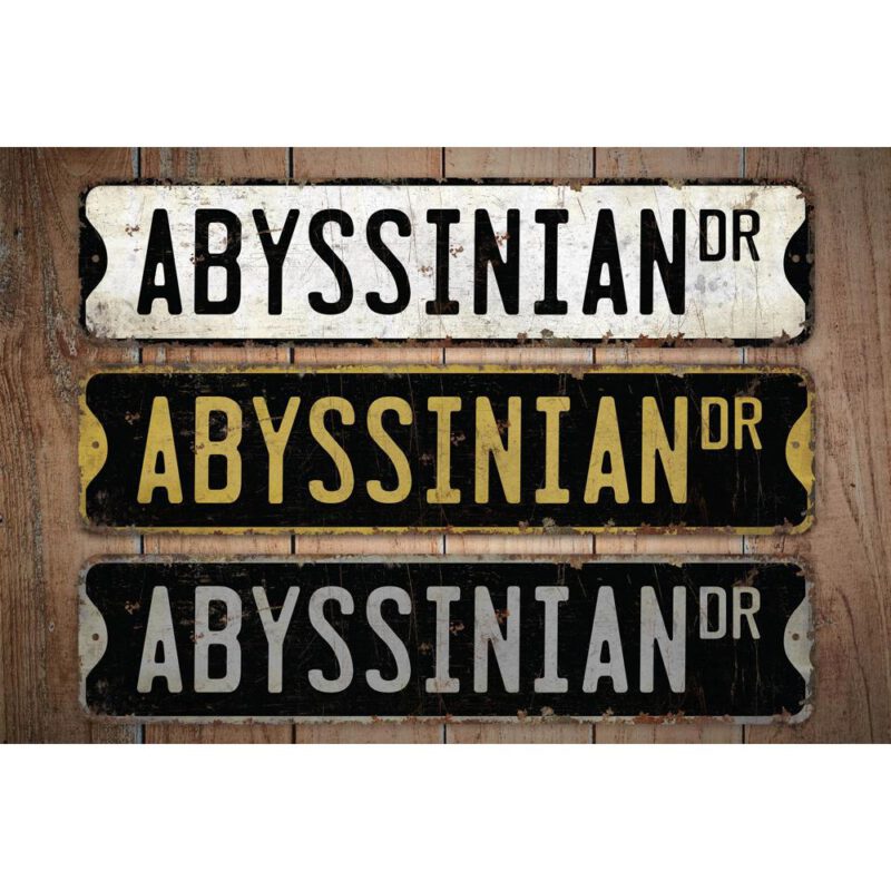 Abyssinian-Cat-Premium-Quality-Rustic-Metal-Sign-Images