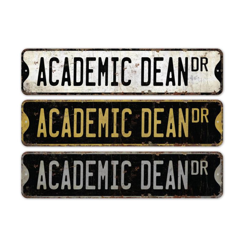 Academic-Dean-Premium-Quality-Rustic-Metal-Sign-2