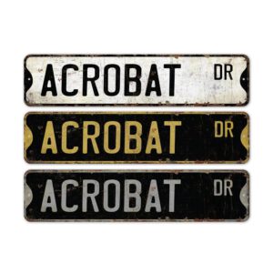 Acrobat-Premium-Quality-Rustic-Metal-Sign-2