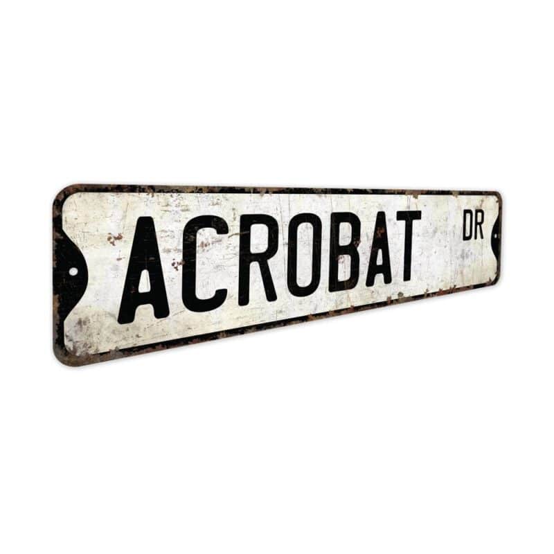 Acrobat-Premium-Quality-Rustic-Metal-Sign-3