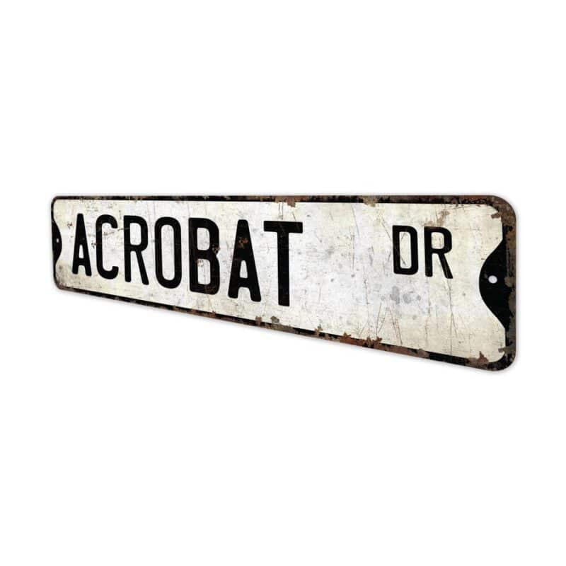 Acrobat-Premium-Quality-Rustic-Metal-Sign-4