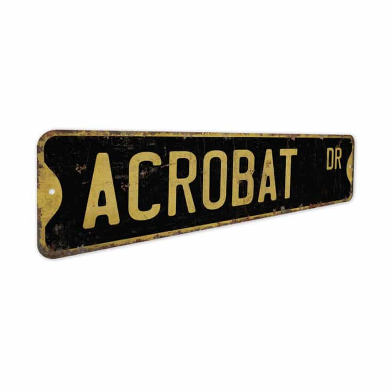 Acrobat-Premium-Quality-Rustic-Metal-Sign-5