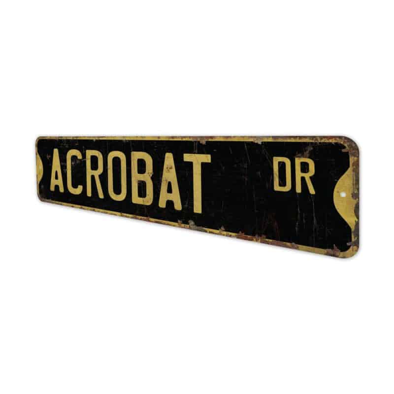 Acrobat-Premium-Quality-Rustic-Metal-Sign-6