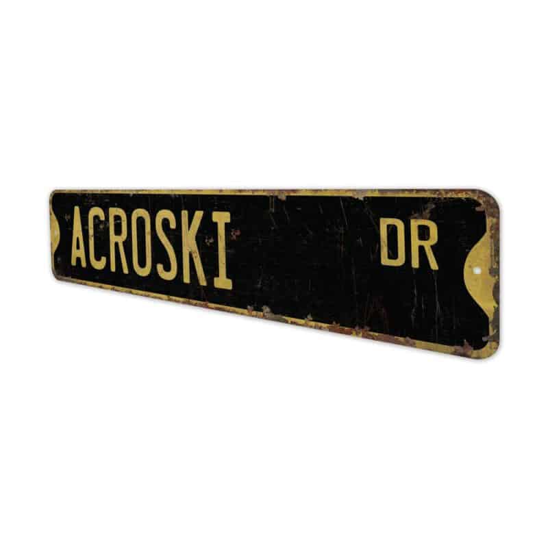 Acroski-Premium-Quality-Rustic-Metal-Sign-6