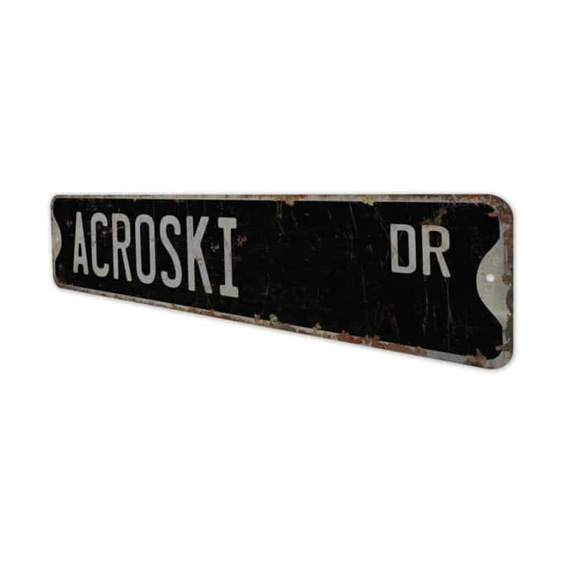 Acroski-Premium-Quality-Rustic-Metal-Sign-8