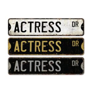 Actress-Premium-Quality-Rustic-Metal-Sign-2