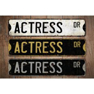 Actress-Premium-Quality-Rustic-Metal-Sign-Images