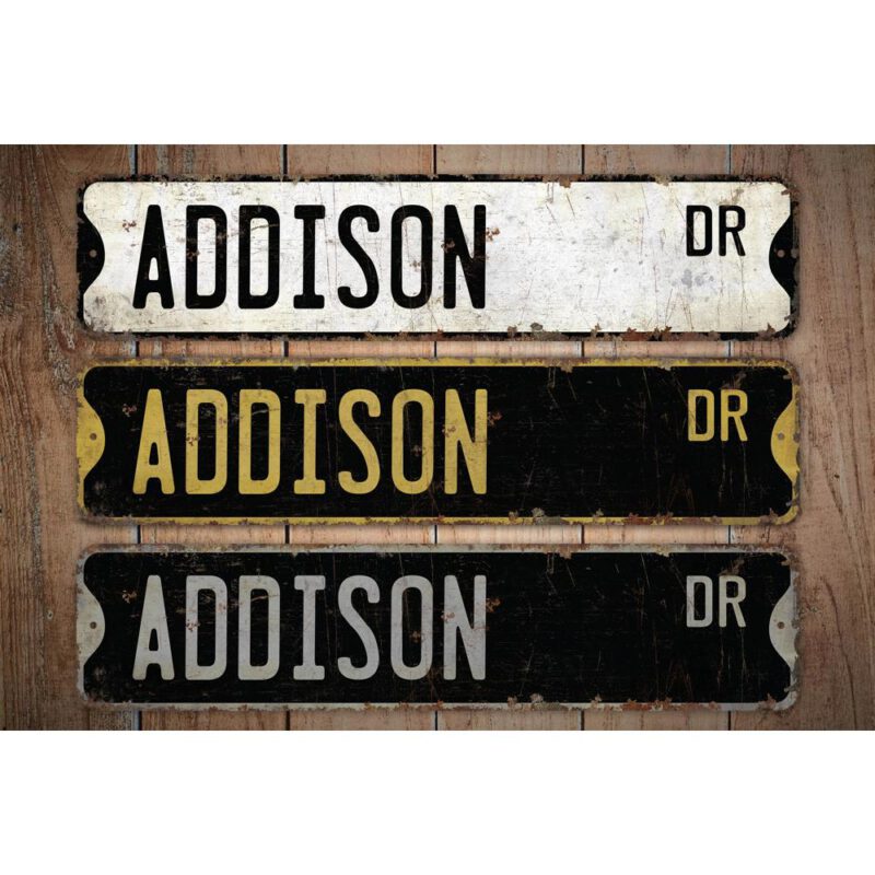 Addison-Name-Sign-Premium-Quality-Rustic-Metal-Sign-Images