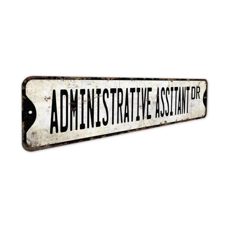 Administrative-Assistant-Premium-Quality-Rustic-Metal-Sign-3