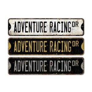 Adventure-Racing-Premium-Quality-Rustic-Metal-Sign-2