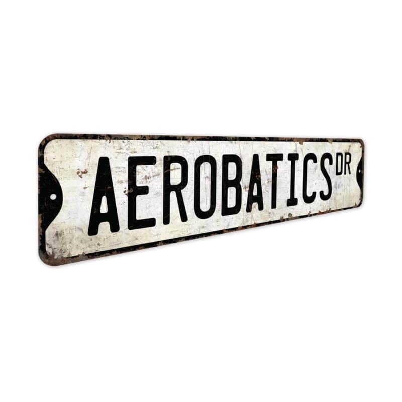 Aerobatics-Premium-Quality-Rustic-Metal-Sign-3