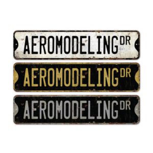 Aeromodeling-Premium-Quality-Rustic-Metal-Sign-2