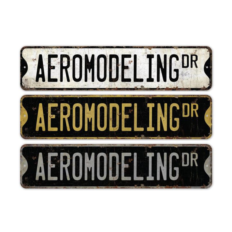 Aeromodeling-Premium-Quality-Rustic-Metal-Sign-2