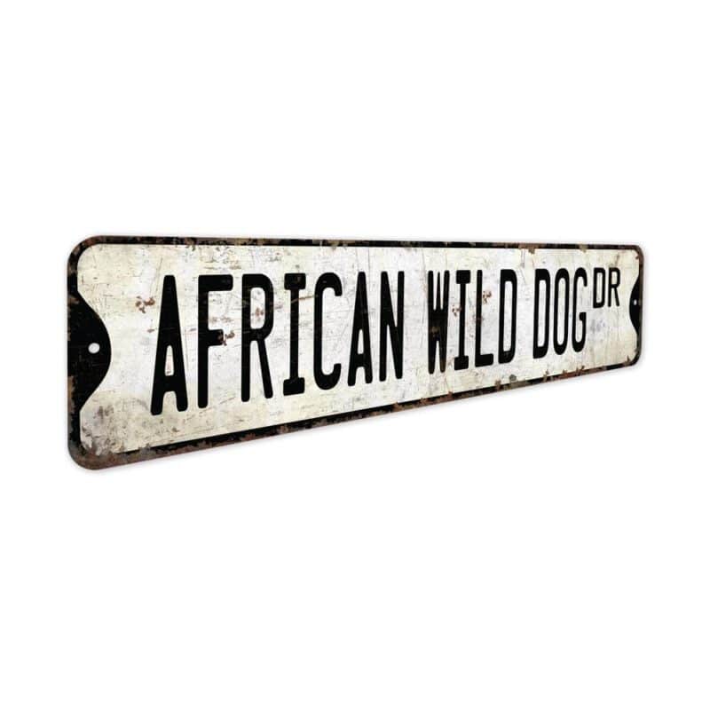 African-Wild-Dog-Premium-Quality-Rustic-Metal-Sign-3