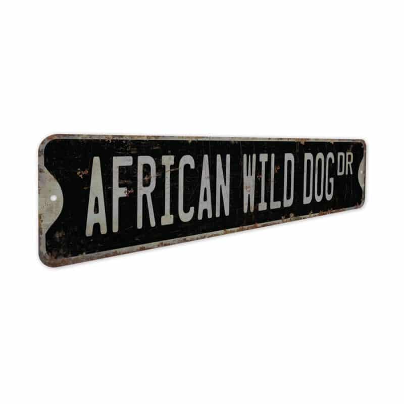 African-Wild-Dog-Premium-Quality-Rustic-Metal-Sign-7