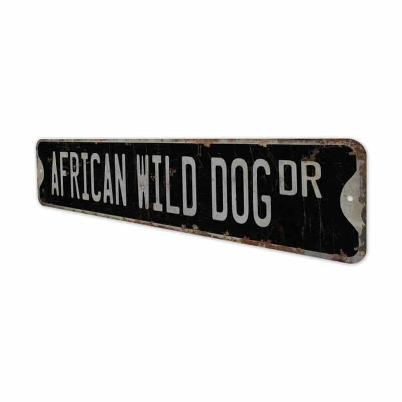 African-Wild-Dog-Premium-Quality-Rustic-Metal-Sign-8