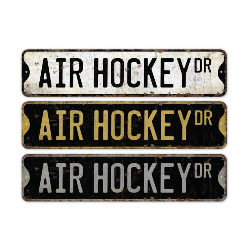 Air-Hockey-Premium-Quality-Rustic-Metal-Sign-2