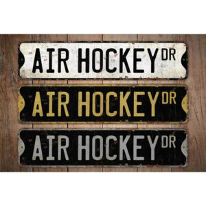 Air-Hockey-Premium-Quality-Rustic-Metal-Sign-Images