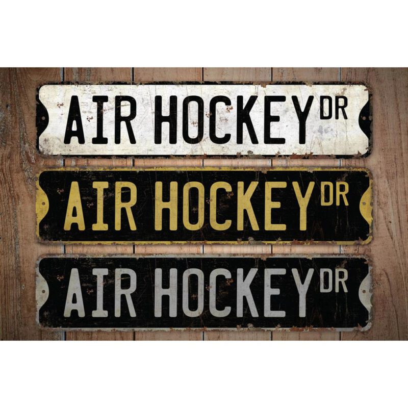 Air-Hockey-Premium-Quality-Rustic-Metal-Sign-Images