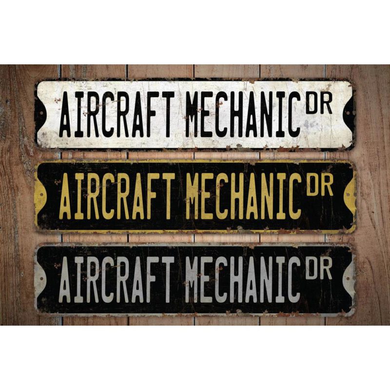 Aircraft-Mechanic-Premium-Quality-Rustic-Metal-Sign-Images