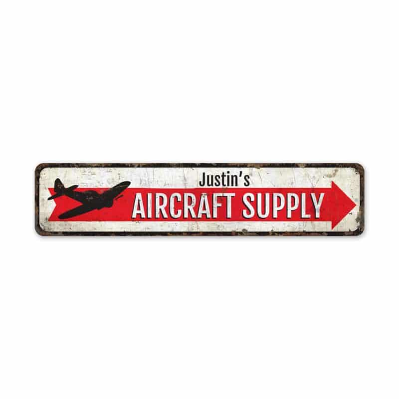 Aircraft-Supply-Sign-Premium-Quality-Rustic-Metal-Sign-2