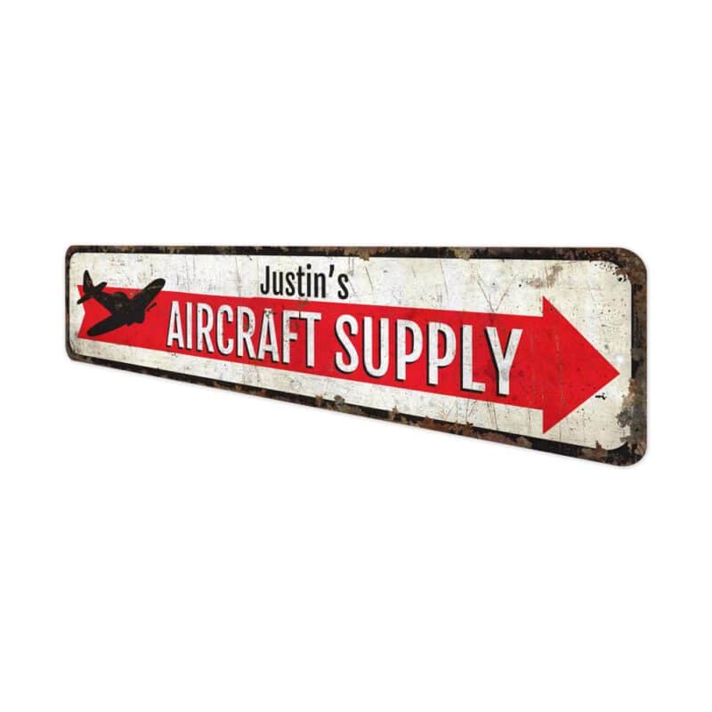 Aircraft-Supply-Sign-Premium-Quality-Rustic-Metal-Sign-4