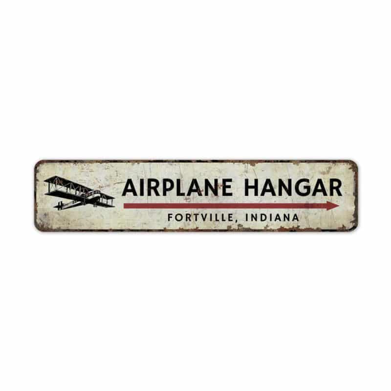 Airplane-Hangar-Sign-Premium-Quality-Rustic-Metal-Sign-2