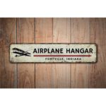 Airplane-Hangar-Sign-Premium-Quality-Rustic-Metal-Sign-Images