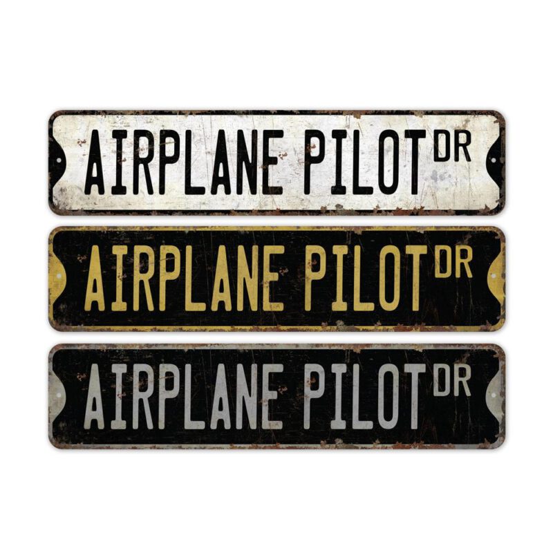 Airplane-Pilot-Premium-Quality-Rustic-Metal-Sign-2