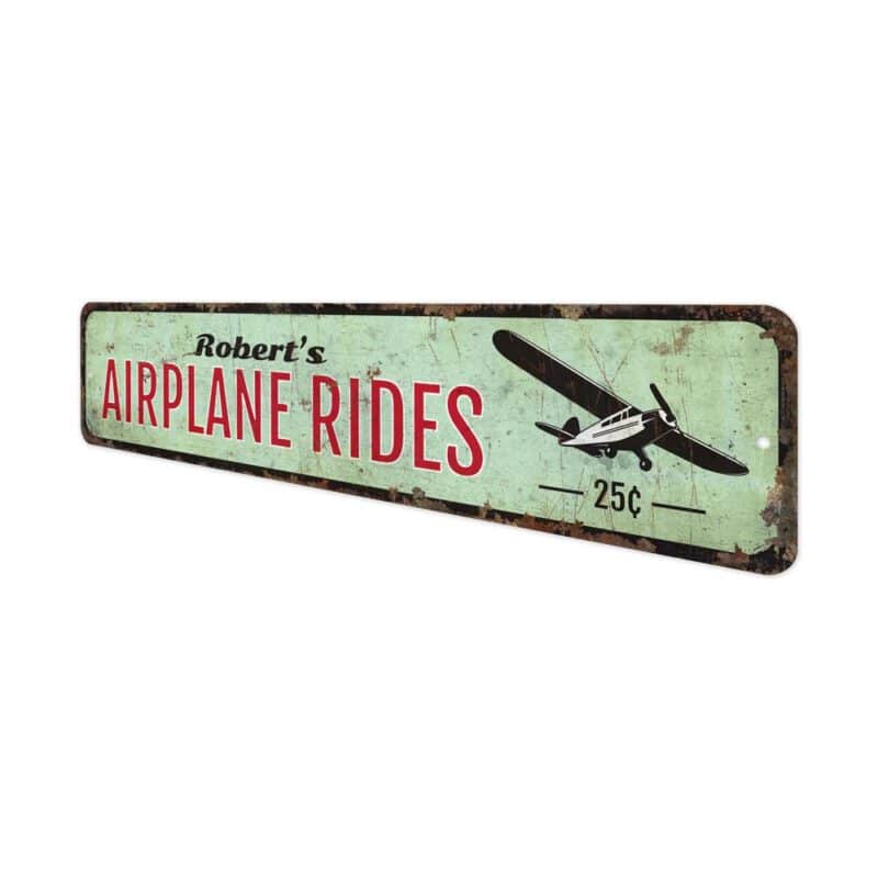 Airplane-Ride-Sign-Premium-Quality-Rustic-Metal-Sign-4