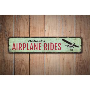 Airplane-Ride-Sign-Premium-Quality-Rustic-Metal-Sign-Images