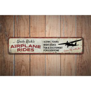 Airplane-Rides-Sign-Premium-Quality-Rustic-Metal-Sign-Images